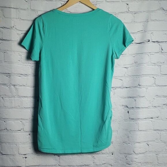 BumpStart Aquamarine Maternity Top - Picture 4 of 8